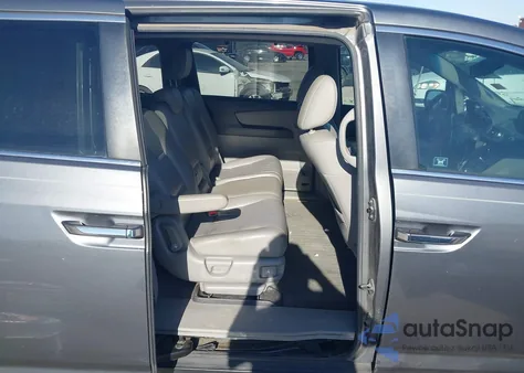 2012 Honda Odyssey Ex-L from USA, damaged, VIN 5FNRL5H66CB112618